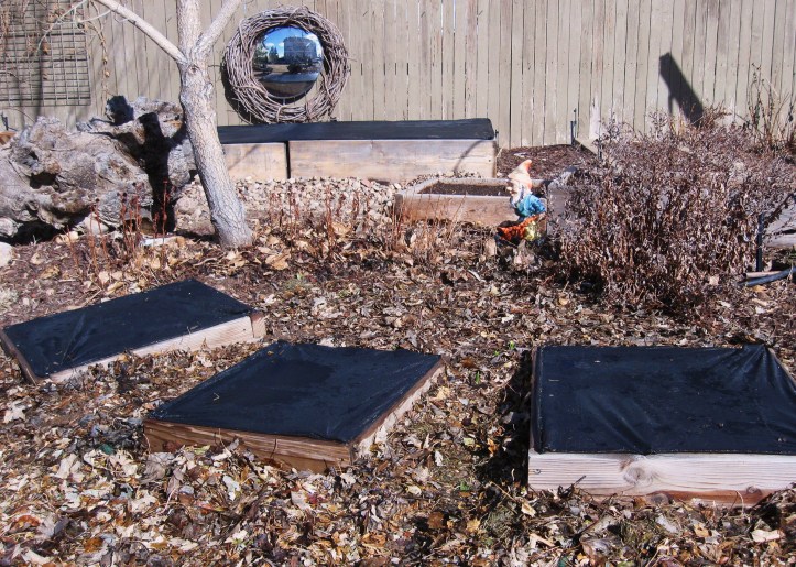 Warming raised garden beds