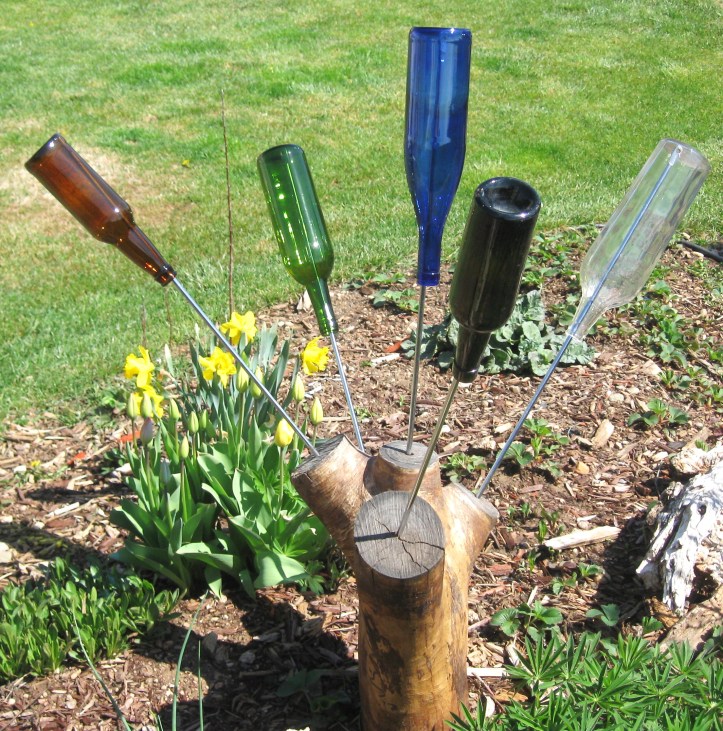 Backyard Bottle Tree
