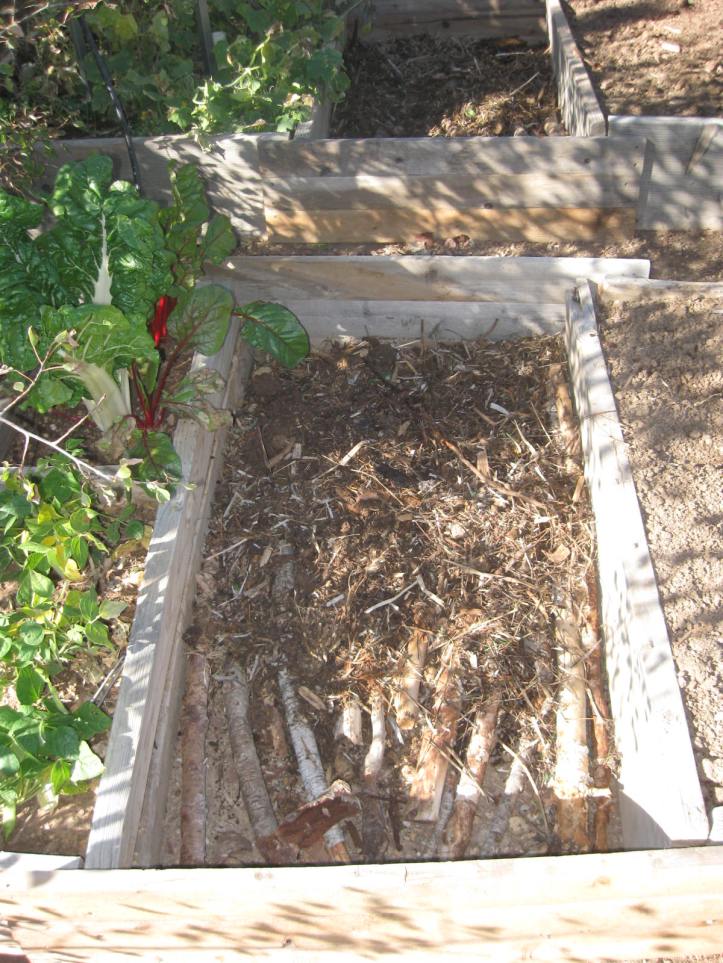 Hugelkultur Raised Garden Bed