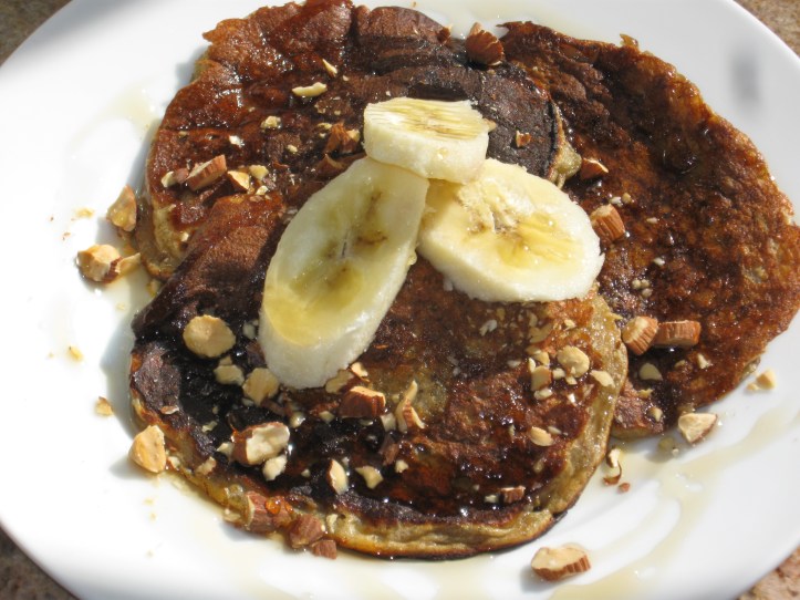 Gluten-Free Banana Powered Pancakes